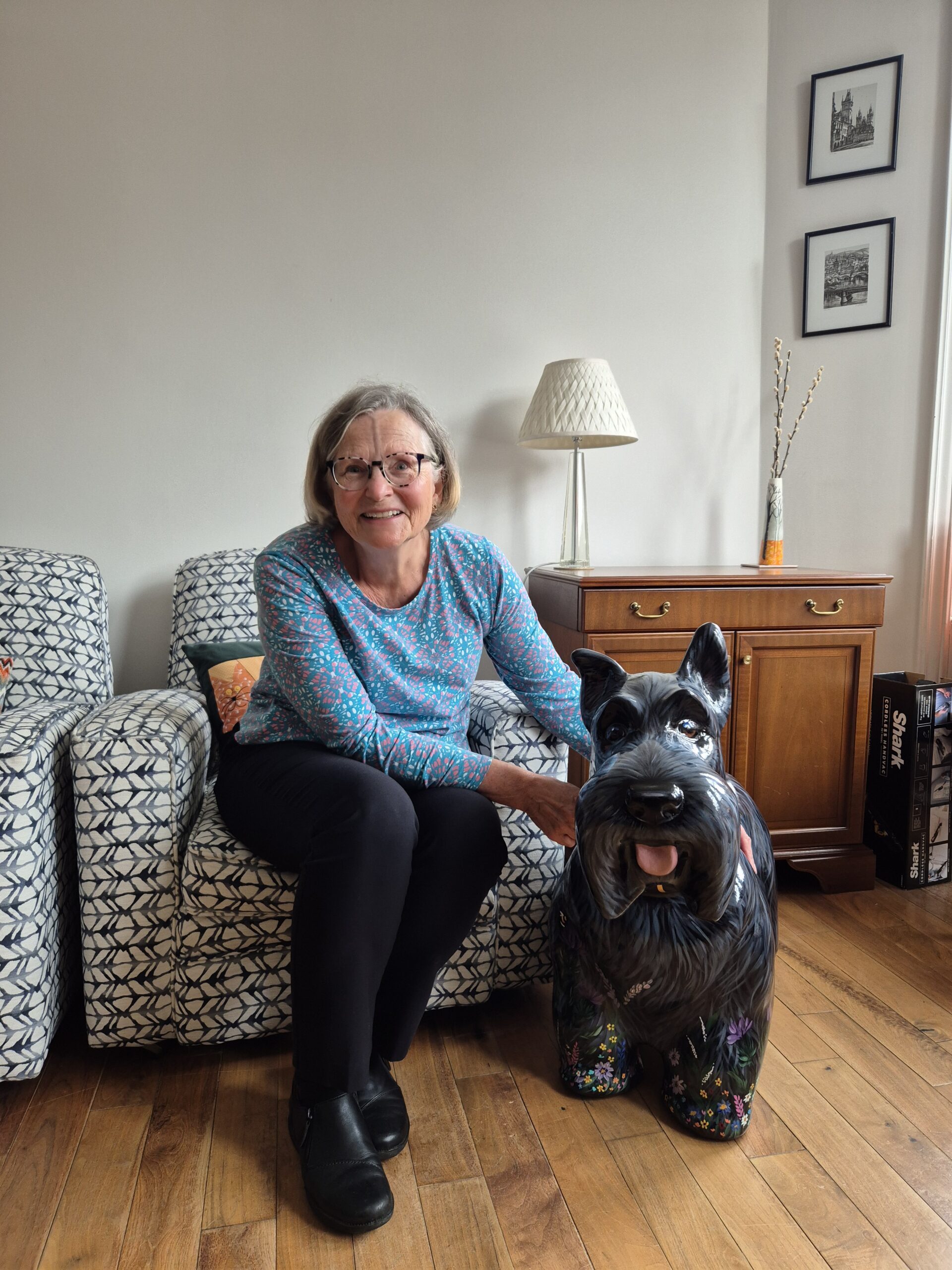 Raffle for mini Scottie sculpture raises more than £10k for Maggie’s ahead of auction